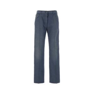 Prada Women Cerulean Blue Denim Jeans